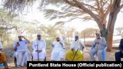Madaxweyne ku-xigeenka Puntland iyo odayaasha deegaanka