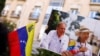 Venezuelans gather in support of Venezuelan opposition presidential candidate Gonzalez, in Madrid