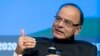FILE - Then-India's Finance Minister Arun Jaitley speaks during a panel discussion at the World Bank-IMF Annual Meetings at IMF headquarters in Washington, Oct. 7, 2016. 