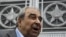 Prominent Syrian opposition activist Michel Kilo talks to the media after a meeting with Russia's Foreign Minister Sergei Lavrov in front of the Foreign Ministry headquarters in Moscow, July 9, 2012. 