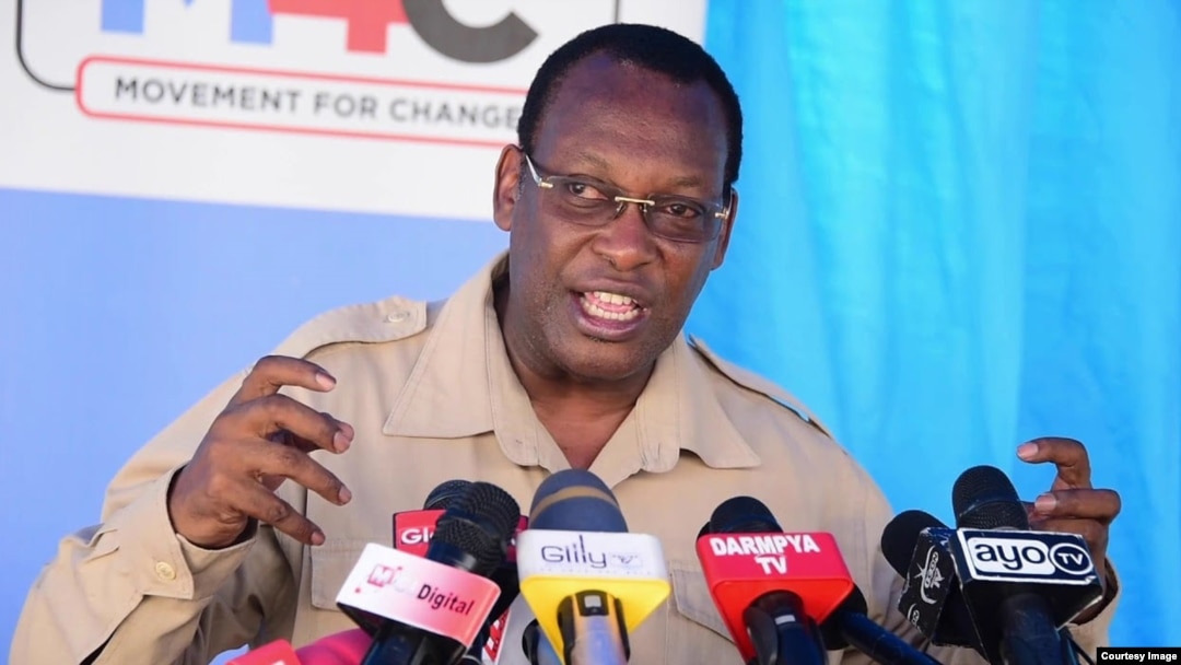 Freeman Mbowe uyobora CHADEMA avugana n'abanyamakuru