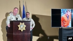 Sheriff Kevin McMahill of the Las Vegas Metropolitan Police Department speaks during a press conference regarding developments in the investigation of a New Year's Eve truck explosion, Jan. 3, 2025, in Las Vegas. 