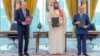 از راست به چپ: شهباز شریف، صدر اعظم پاکستان، محمد بن سلمان، ولیعهد عربستان و رجب طیب اردوغان، رییس جمهور ترکیه  