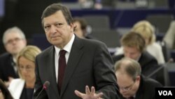 José Manuel Barroso dijo que Europa encara una crisis de confianza que no había ocurrido en décadas.