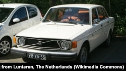 The 1974 Volvo 144 was a model sold all over the world, including North Korea.