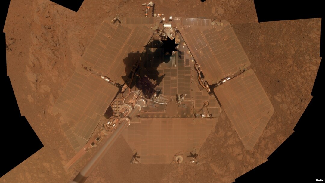 Self-Portrait by Opportunity Mars Rover in January 2014