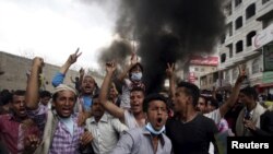 Demonstracije protiv Hutija u Taizu, drugom po veličini gradu u Jemenu. 23. mart, 2015.