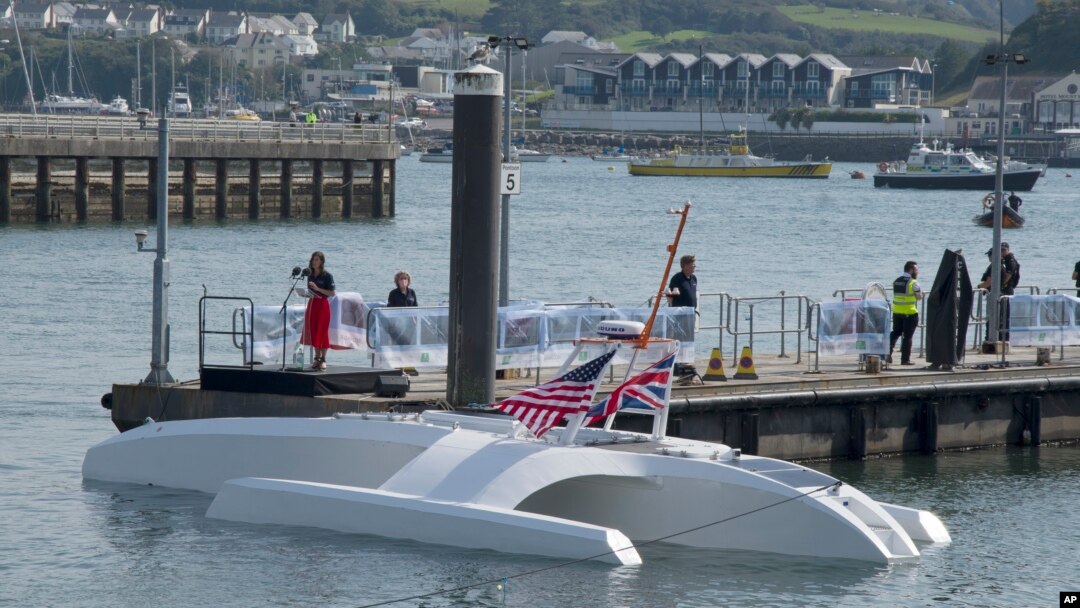 Kapal swakemudi Mayflower di Plymouth, barat daya Inggris, 16 September 2020. (Foto: dok).