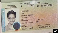 Visa de asilo temporal en Rusia para Edward Snowden.