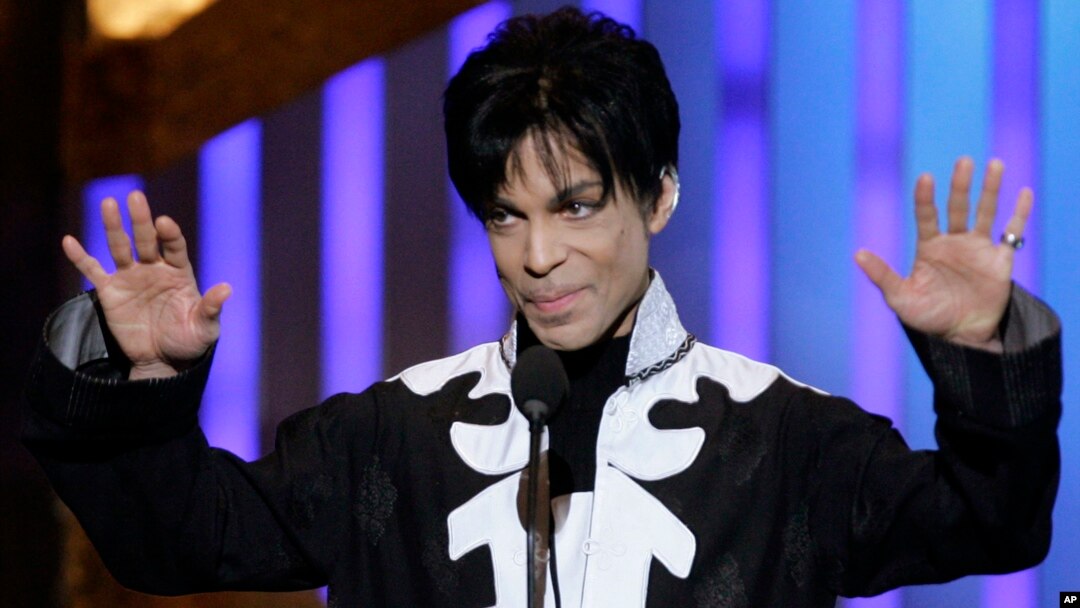 FILE - Prince accepts the award for outstanding male artist at the 38th NAACP Image Awards in this March 2, 2007 file photo, in Los Angeles.