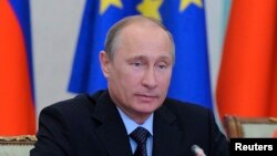 Russian President Vladimir Putin attends the European Union-Russian Federation (EU-Russia) Summit in Yekaterinburg, June 4, 2013. 