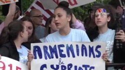 «Պայքար, պայքար մինչեւ վերջ»՝ Վաշինգտոնում անցավ հայերի բողոքի ցույցը