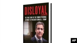 This image provided by Skyhorse Publishing shows the cover of Michael Cohen's new book, "Disloyal: The True Story of the Former Personal Attorney to President Donald J. Trump." Cohen’s memoir about Trump will be released Sept. 8, 2020.