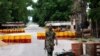 Un soldat passe devant un poste de contrôle à Bama, dans l'État de Borno, au Nigeria, le 31 août 2016. (Photo: REUTERS/Afolabi Sotunde)