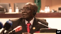 Robert Mugabe, président du Zimbabwe