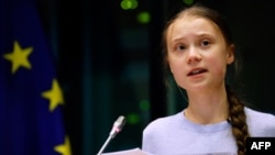 Aktivis krisis iklim, Greta Thunberg, mengecam para pemimpin dunia atas kegagalan mereka mencegah krisis iklim (foto: dok). 