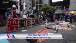 Biểu tình tại Tokyo kêu gọi hủy Thế vận hội