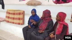 Alaweiah and her daughters, seen June 18, 2019, fled war in Sudan before being arrested in the Libyan desert and later forced to run from their home in Tripoli, Libya. 