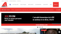 Le site congolais Actualité.cd.