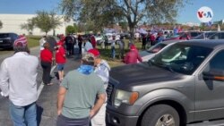 Hispanos apoyan a Trump desde Miami