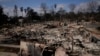 The Eaton Fire leaves devastation in a neighborhood, Jan. 17, 2025, in Altadena, California.