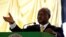 Ugandan President Yoweri Kaguta Museveni delivers a speech during the launch of the National Dialogue committee in Juba, South Sudan, May 22, 2017