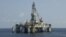 Picture taken end of December 2007 showing an oil platform of the US Pride company situated off Angola. 