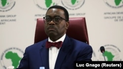 Akinwumi Ayodeji Adesina, président du groupe de la Banque africaine de développement, assiste à une réunion à Abidjan, Côte d'Ivoire, le 30 janvier 2020. (Photo REUTERS/Luc Gnago)