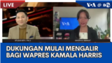 Laporan VOA untuk BTV: Dukungan Mulai Mengalir untuk Wapres Kamala Harris