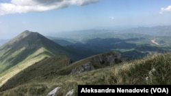 View from peak Trem on mountain Stara planina, Serbia