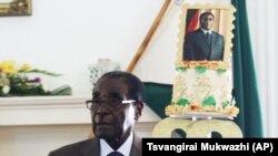 Umongameli Robert Mugabe ngelanga lakhe lokuzalwa