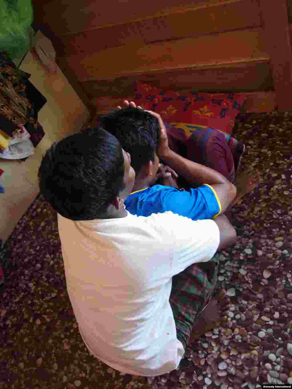 Rohingya male asylum-seekers.