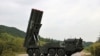 북한의 신형 600mm 초대형 방사포. (자료사진)