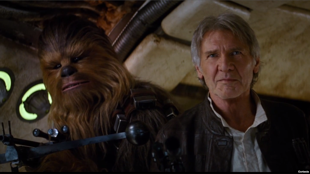 Gambar dari video trailer terbaru film 'Star Wars: The Force Awakens'