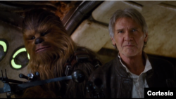 Gambar dari video trailer terbaru film 'Star Wars: The Force Awakens'