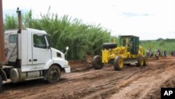 Malanje: uma estrada depois das chuvas