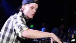 FILE - Avicii performs at Park City Live.