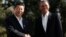 U.S. President Barack Obama meets Chinese President Xi Jinping at The Annenberg Retreat at Sunnylands in Rancho Mirage, California, June 7, 2013.