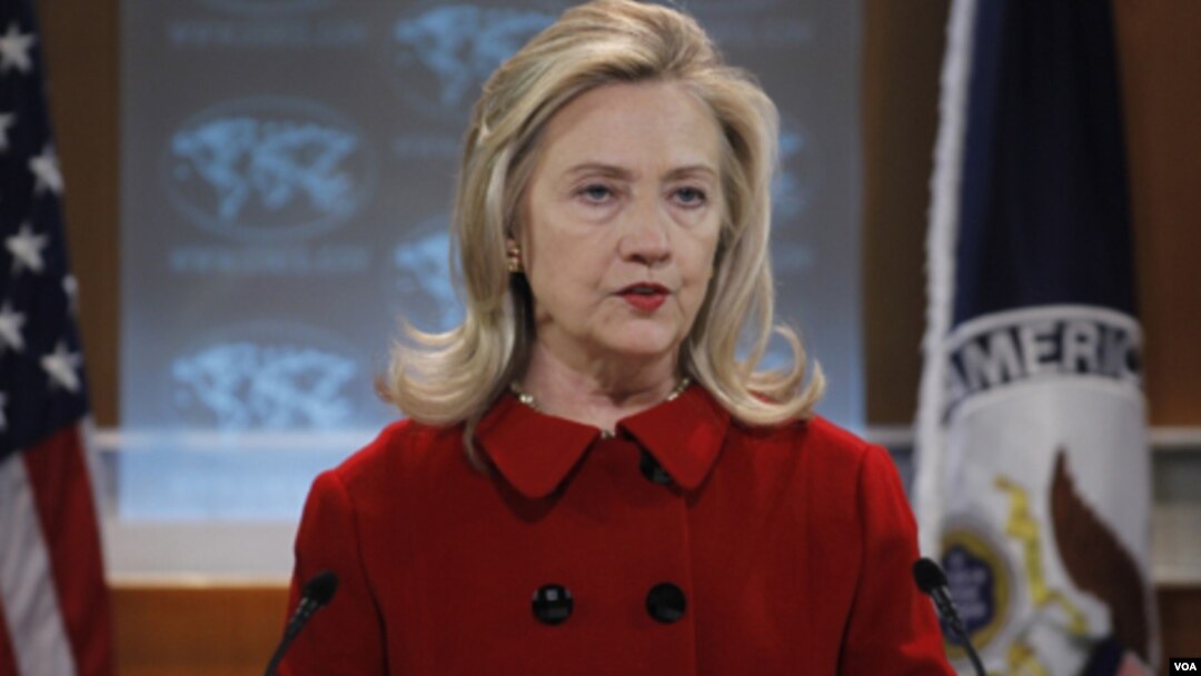 Menteri Luar Negeri Amerika, Hillary Clinton (19/12).