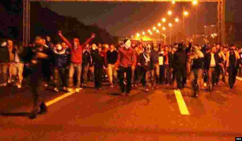 Kurdish protest in Turkey