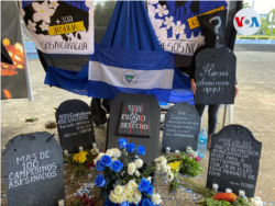 Nicaragua vive una de las peores crisis de derechos humanos tras las protestas surgidas en 2018. Foto Houston Castillo, VOA.