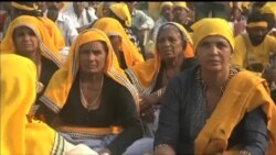 بھارتی کسانوں کا دہلی میں احتجاج