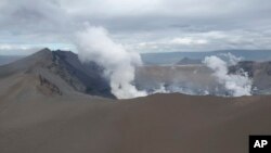 Gunung berapi Taal di provinsi Batangas, selatan Filipina, 17 Januari 2020. (Foto: dok).