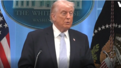 트럼프 대통령, "1만 회가 넘는 전투 비행, 군사 항공 작전 역사상 유례없는 기록"