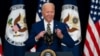 President Joe Biden arrives to deliver remarks to State Department staff, Feb. 4, 2021, in Washington.