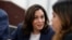La candidate démocrate à la présidence, la sénatrice Kamala Harris, lors d'une table ronde sur l'immigration à l'Université du Nevada, à Las Vegas, le 14 juin 2019.