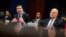 Direktur FBI James Comey,didampingi Direktur Intelijen Nasional James Clapper, di sidang dengar Komite Intelijen DPR AS