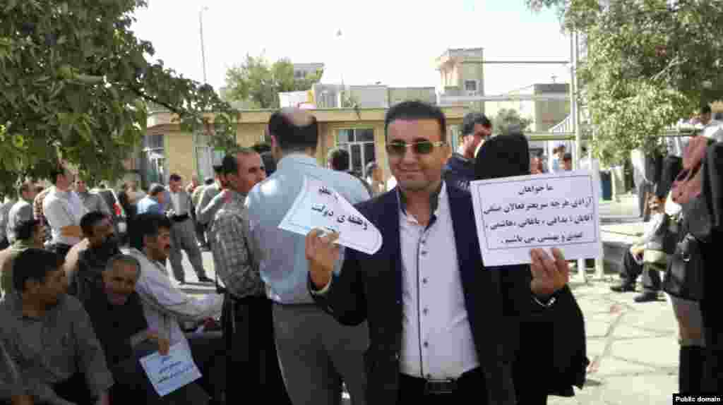 تجمع سکوت معلمان ایرانی - کرمانشاه