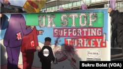 Başbakan Davutoğlu'nun Londra Ziyareti Sırasına Protesto Eylemleri