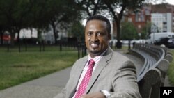 FILE - Aziz Deria, shown in Washington, D.C., is one of several victims who have pending lawsuits against former Somali prime minister Mohamed Ali Samantar.